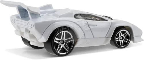 Miniatura 3 de Hot Wheels 2017 Tooned Lamborghini Countach 54/365, blanco