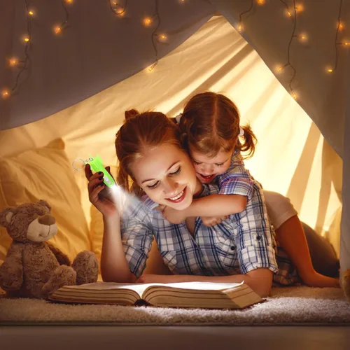 Miniatura 6 de 100 mini linternas de helicóptero, linterna LED de cohete, mini linternas a granel, linterna LED colorida, linternas pequeñas para niños, mini