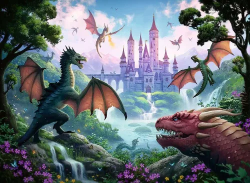Miniatura 2 de Ravensburger The Wrath of the Dragon - Rompecabezas para adultos y niños a partir de 9 años, 300 piezas