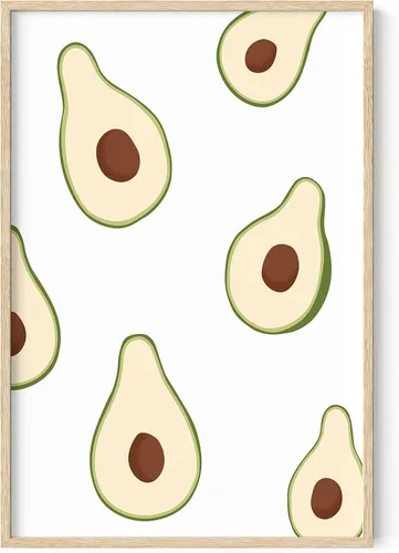 Miniatura 26 de HAUS AND HUES Fruit Art - Imagen de melocotón, decoración de pared de cocina, impresión de baño (marco beige, 24 x 36)
