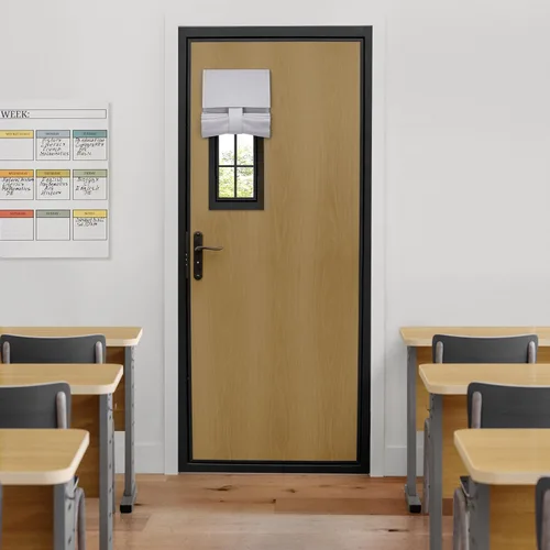 Miniatura 85 de HOMEIDEAS Cortinas Opacas para Aula para Puerta Principal, Cubierta de Ventana de Puerta de Aula, Persianas de Privacidad con Aislamiento Térmico