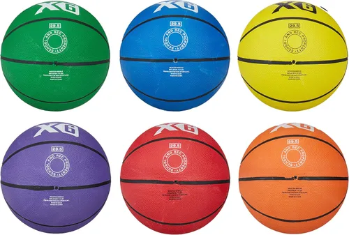 Miniatura 2 de MacGregor Balones de baloncesto multicolor (juego de 6)