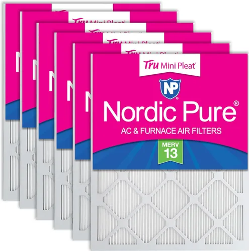 Miniatura 94 de Nordic Pure Filtros de aire para horno MERV 6 de 18 x 25 x 1 pulgadas (tamaño real: 17 1/2 x 24 1/2 x 3/4), color verde poliéster MERV 6, reduce
