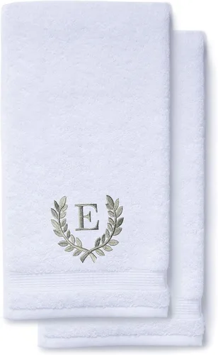 Miniatura 90 de Toallas de mano decorativas y con monograma para baño, cocina, maquillaje Regalo personalizado para boda-nupcial Toalla turca de lujo