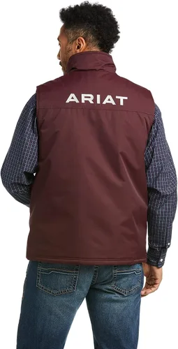 Miniatura 2 de ARIAT mens Mns Team Logo Ins Vest Malbec
