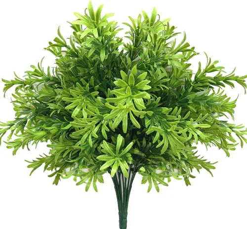 Miniatura 45 de Sauce llorón falso, plantas colgantes artificiales de plástico, hojas verdes, plantas de vid sintética, guirnalda de hiedra para el hogar