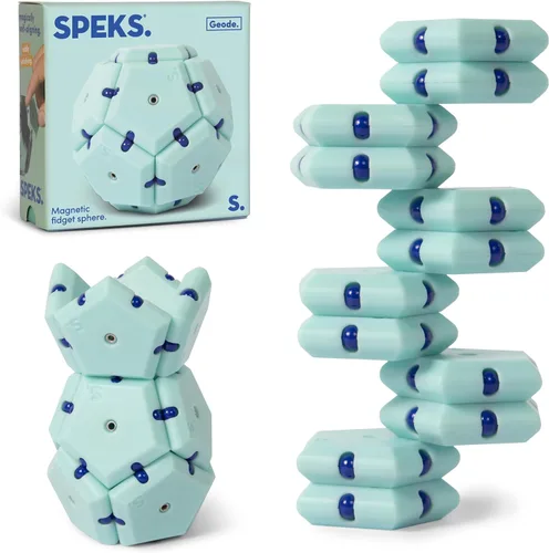 Miniatura 21 de Speks Geode - Juguete magnético antiestrés, juguete de escritorio sensorial para adultos y adolescentes de 14 años en adelante, regalo