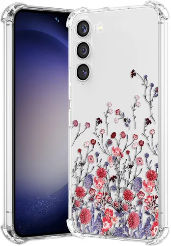 Miniatura 12 de RALEAVO Funda protectora para Samsung Galaxy S23 Ultra, funda protectora transparente de poliuretano termoplástico suave con esquinas reforzadas