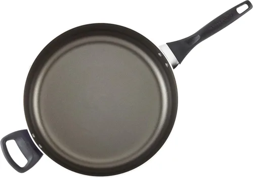Miniatura 7 de Farberware Sartén Jumbo/Para Saltear Antiadherente Apta para Lavavajillas con Mango Auxiliar - 6 Cuartos, Negro