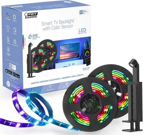 Miniatura 13 de Feit Electric Luces LED Inteligentes Hexagonales de Azulejos, 7" Cada Una, Conectables, Persecución de Color RGBW, WiFi de 2.4GHZ Habilitado