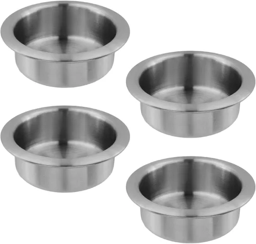 Miniatura 12 de Dnyta 4 piezas de 3.8 x 2.6 pulgadas de plástico negro para asiento de automóvil, soporte de vaso de repuesto para sofá, barco, camión, automóvil