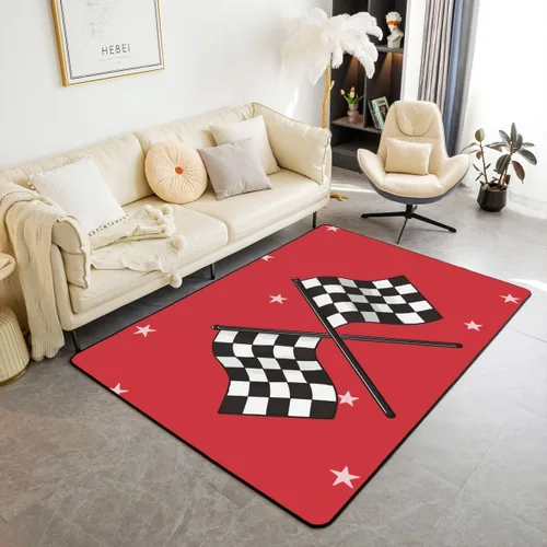 Miniatura 24 de Erosebridal Alfombra de motocross de 3 x 5 pies para mesita de noche, alfombra de motociclista para niños, adolescentes, motocicleta, deportes