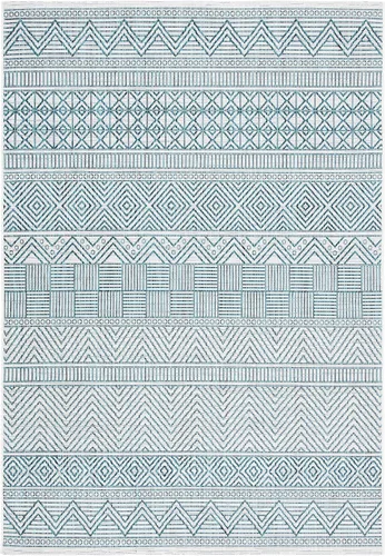 Miniatura 41 de SAFAVIEH Alfombra lavable para exteriores, colección Courtyard de 2.3 x 16 pies, color negro y gris, no desprende pelusa y de fácil limpieza, ideal