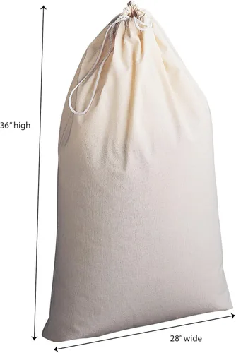 Miniatura 2 de Bolsa para ropa sucia de algodón natural extra grande, de Household Essentials