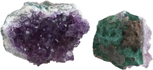 Miniatura 3 de Nupuyai Piedra de muestra de racimo de amatista natural para decoración del hogar, figuras de geoda de cuarzo de cristal crudo para decoración
