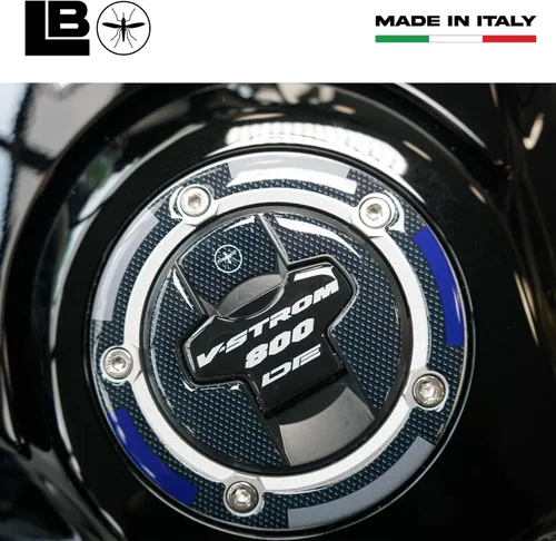 Miniatura 4 de labelbike - Adhesivo 3D para motocicleta, protección y decoración en resina, compatible con Suzuki V-Strom 800DE, color azul
