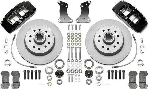 Miniatura 2 de Wilwood 140-14614 Classic Series Dynapro 6 Front Kit de freno grande de 11.75 pulgadas con pinzas negras, compatible con camiones Ford F100 1968-1972