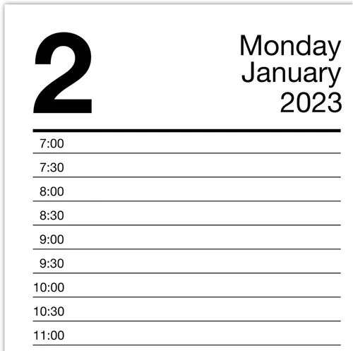 Miniatura 7 de AT-A-GLANCE Recambio de calendario de escritorio diario 2023, 3-1/2 x 6 pulgadas, hoja suelta (E71750)