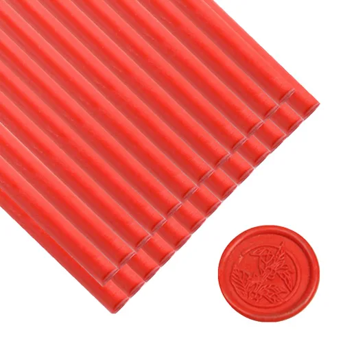 Miniatura 9 de 30 varillas de sellado de cera para pistola de pegamento para sello de cera, invitaciones de boda, sellado de letras de sobre (plateado)