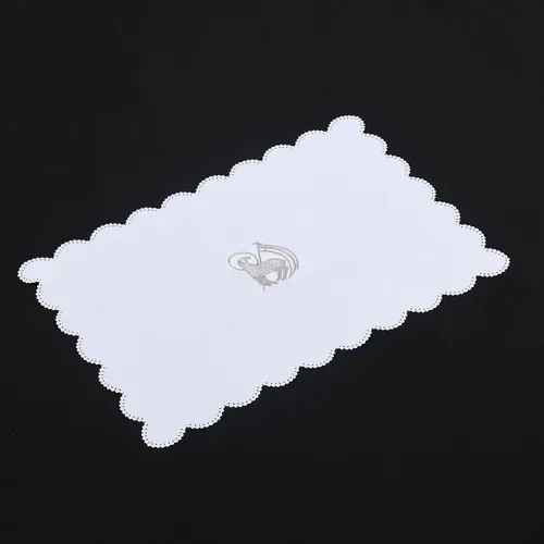 Miniatura 4 de BLESSUME Iglesia Masa Altar Paño Purificador Paño Cruz Bordado (blanco)
