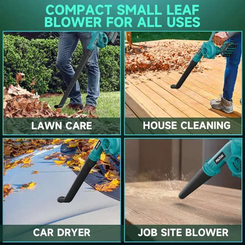 Miniatura 7 de Leaf Blower Cordless with Battery and Charger, Brushless Electric Leaf Blower 150MPH 165CFM- 6 Variable Speed Lightweight Battery Leaf Blowers for
