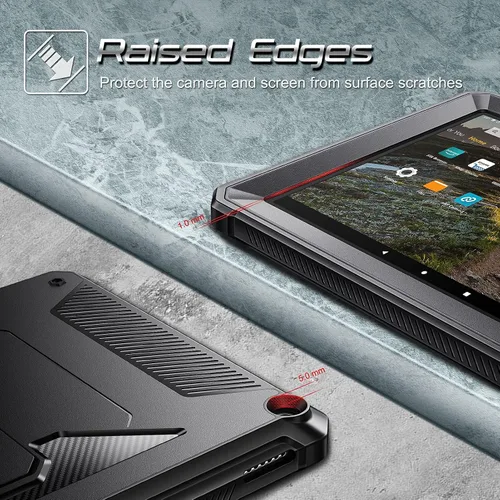 Miniatura 5 de Fintie Funda para tablet Amazon Fire HD 10 y 10 Plus (versión 11ª generación 2021), [Tuatara] Funda híbrida resistente con protector de pantalla