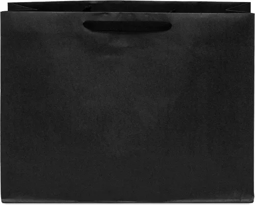 Miniatura 7 de Prime Line Packaging Bolsas de regalo negras, bolsas de papel kraft con asas para compras, pequeñas empresas, boutiques, venta al por menor