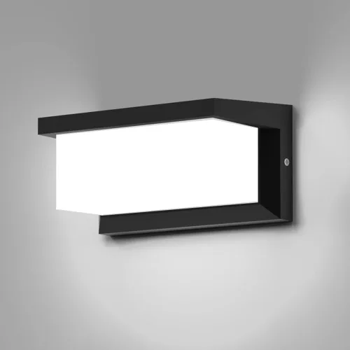 Miniatura 8 de Sytmhoe Aplique de pared para exteriores, 24 W, 5000 K, luz diurna, luz exterior de aluminio blanco, montaje en pared Ip65 impermeable, luz LED