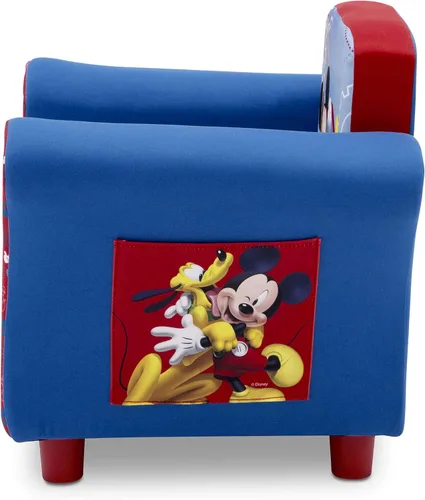 Miniatura 7 de Delta Children Juego de mesa y silla para niños (2 sillas incluidas), ideal para artes y manualidades, merienda y silla tapizada, Mickey Mouse