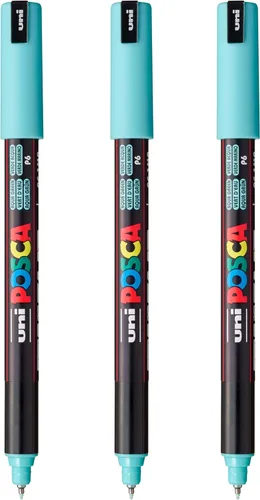 Miniatura 5 de Posca PC-1MR - Marcadores de pintura a base de agua, punta extra fina (0,7 mm), color albaricoque, paquete de 3