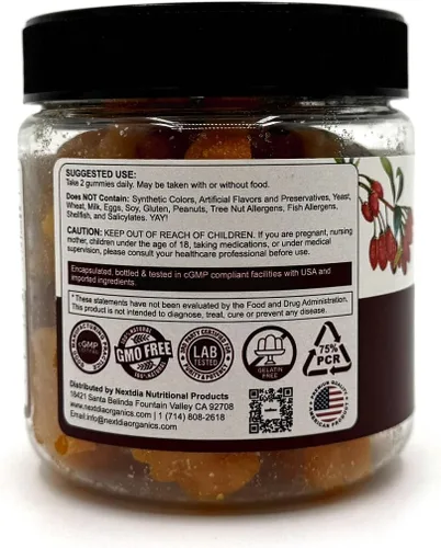 Miniatura 8 de Gomitas de berberina de 1500 mg sin azúcar, suplemento orgánico de berberina con canela de Ceilán, cromo, cúrcuma, cardo mariano para el metabolismo