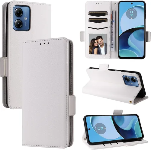 Miniatura 148 de Funda de piel sintética compatible con Motorola Moto E22 4G, funda de piel sintética compatible con Motorola Moto E22i 4G, color negro