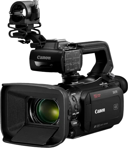 Videocámara Canon XA70 Pro 1” Sensor CMOS 4K UHD, Dual-Pixel CMOS AF, Zoom Óptico 15x, Zoom Digital 600x, Estabilización de Imagen, HDMI,