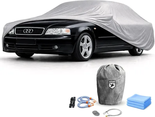 Miniatura 11 de Fundas de coche resistentes a los arañazos para interior compatible con Audi 1996-2008 A4 – Material satinado negro ultra suave cubierta de coche