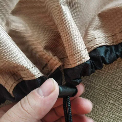 Miniatura 7 de Cubierta redonda para bañera de hidromasaje, impermeable al aire libre (83 x 20 pulgadas), protector de poliéster 600D resistente para bañera