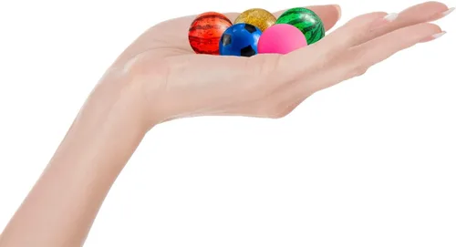 Miniatura 3 de OBTANIM Colorful Bouncy Balls Bulk Mixed Pattern High Bouncing Balls for Kids Party Favors, Prizes, Birthdays Gift, 27 mm