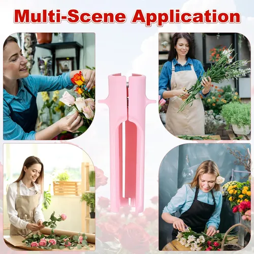 Miniatura 7 de M METERXITY Paquete de 1 herramienta peladora de espinas de rosas, pelador de espinas de hojas de tallo de rosa de metal para ramos, ramas