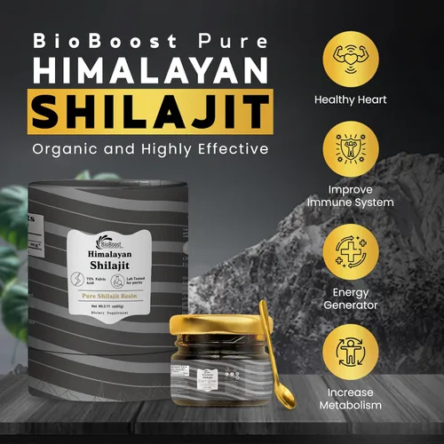 Miniatura 2 de Resina Shilajit del Himalaya para hombres y mujeres, 75% ácido fúlvico, 2.12 oz, resina Shilajit, aumenta la energía, la resistencia y el apoyo