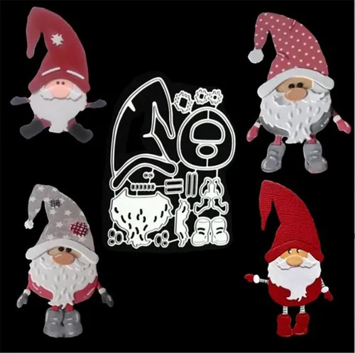 Miniatura 28 de Plantillas de corte de metal para Navidad DIY, plantilla de estampado en relieve para álbum de recortes, creación de tarjetas, molde para álbum