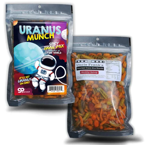 Miniatura 3 de Uranus Munch - Mezcla de frutos secos picantes prémium del tío Frank - Regalos comestibles para adolescentes - Mezcla picante - Hecho en los Estados