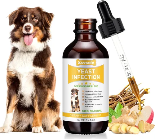 Tratamiento de infección por levaduras para perros, tratamiento de infección de oído de perro Xsvseie Tratamiento natural de levaduras gotas para