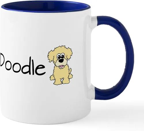 Miniatura 10 de CafePress I Love My Doodle Mugs - Taza de café de cerámica, taza de té, 11 onzas