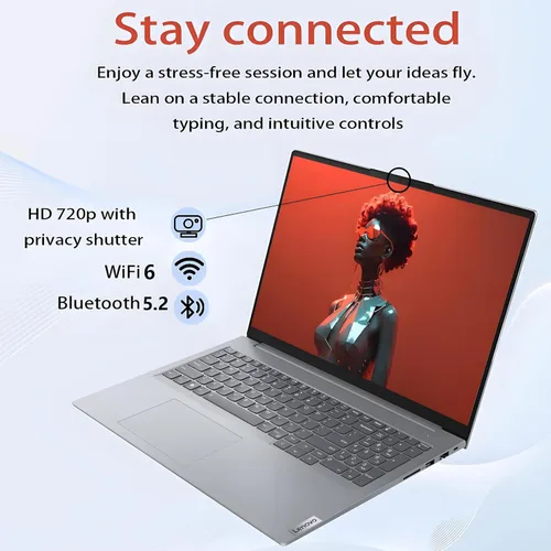 Miniatura 3 de Lenovo Portátil empresarial FHD+ de 16 pulgadas: alto rendimiento para programación, análisis de datos y edición de video, Intel Core i7-13700H, 64