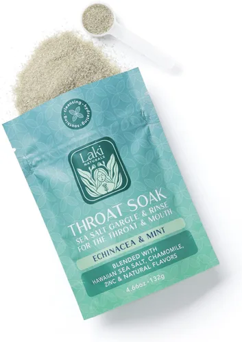 Miniatura 2 de Laki Naturals Bolsa para remojar la garganta de equinácea y menta con cucharada