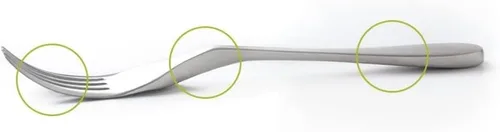 Miniatura 3 de KNORK Juego de 4 tenedores de ensalada forjados originales – Stock abierto, acero inoxidable 18/10 – ergonómico, acabado mate