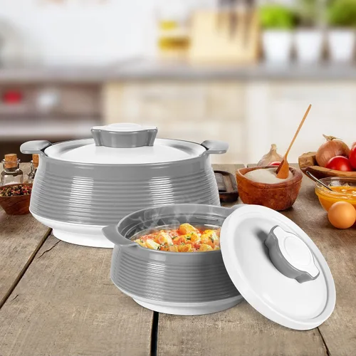 Miniatura 5 de Milton Cacerola para comida caliente, olla caliente de acero inoxidable con aislamiento de doble pared interior con tapa, caja de servir