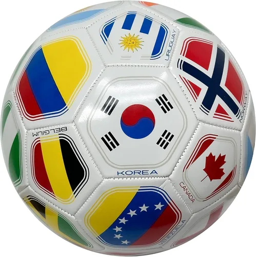 Miniatura 6 de Copa del Mundo País Brasil Entrenamiento Balón de Fútbol al Aire Libre Tamaño 5 Tamaño Futol (Tamaño 5) - Negro Verison
