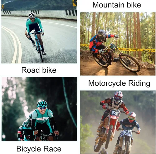 Miniatura 6 de Camisas de ciclismo de manga larga con bolsillos reflectantes cremallera completa MTB bicicleta desgaste