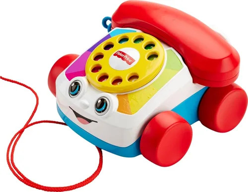 Fisher-Price Teléfono de juguete para niños pequeños con esfera giratoria y ruedas para jugar a caminar a partir de 1 años