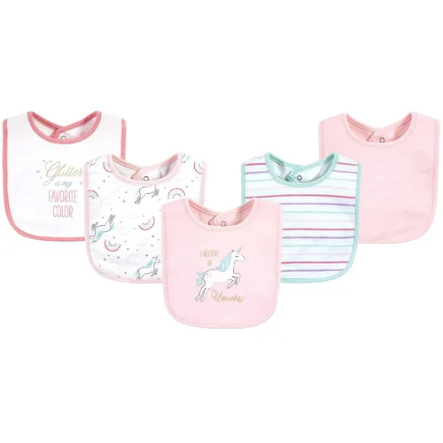 Miniatura 4 de Hudson - Babero unisex de algodón para bebé, baberos de algodón, talla única , Cactus rosa